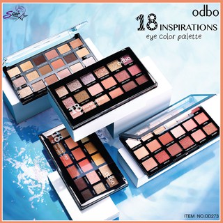 odbo 18 inspirations eye color palette อายแชโดว์ โอดีบีโอ OD273