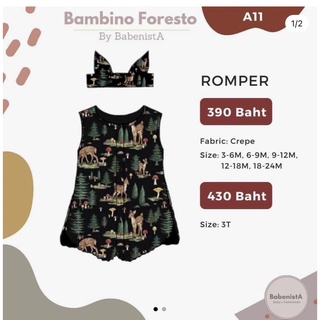 Babenista Romper ไซส์ 12-18 New พร้อมส่ง ❤️