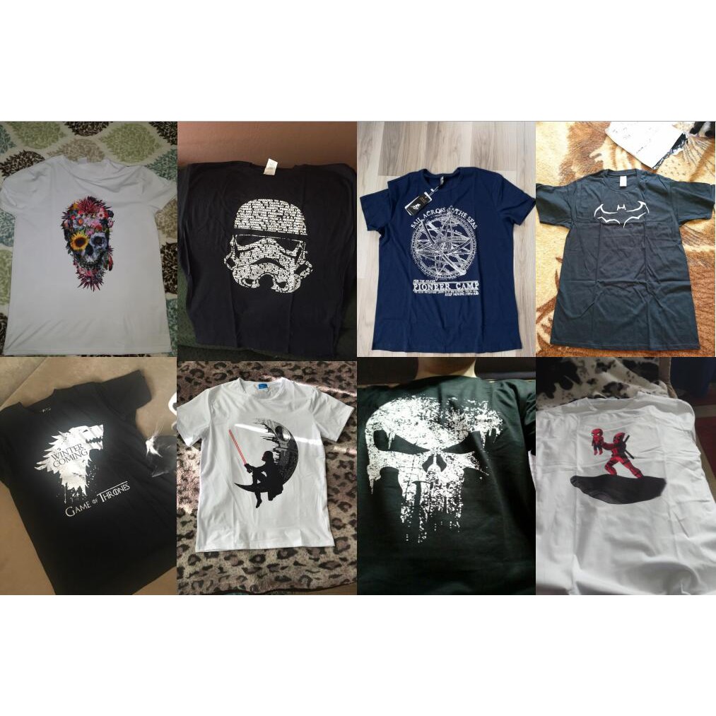 ผู้ชายเสื้อยืด Men T Shirt Diy เสื้อยืดผู้ชาย Harley Davidson 100% Cotton