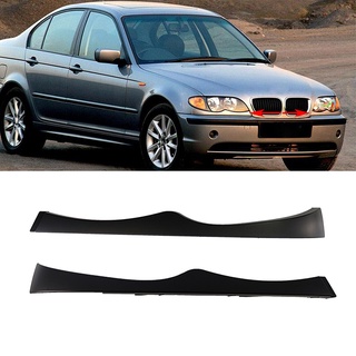 [พร้อมส่ง] ขอบไฟหน้ารถยนต์ ด้านซ้าย ขวา สีดําด้าน สําหรับ BMW 3 Series E46 Facelift 2001-2005 Sedan Wagon