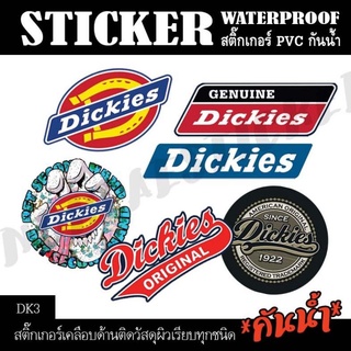 สติ๊กเกอร์Dickies กันน้ำ💯 Stickers PVC เคลือบด้านอย่างดี