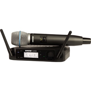 SHURE GLXD24A/B87A‐Z2 GLX‐D ไมโครโฟนไร้สายมือถือ Handheld Wireless System with Beta 87A