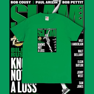 เสื้อยืด บาสเก็ตบอล NBA SLAM MAGAZINE BILL RUSSELL BOSTON CELTICS