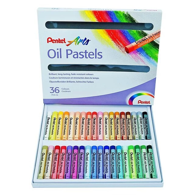 KTS (ศูนย์เครื่องเขียน) สีชอล์ก Oil Pastels Pentel 36 สี
