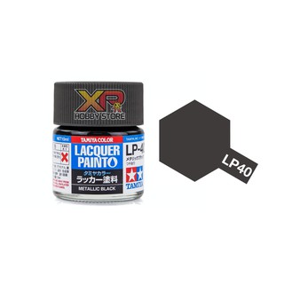 Tamiya Lacquer Paint LP-40 Metallic Black