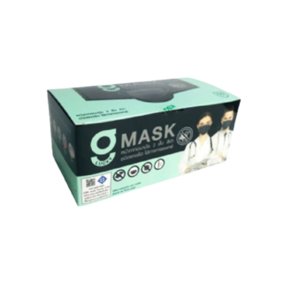 🚩โปร 12.15 เหลือ 56.- Suremask G mask แมสสีขาว แมสสีดำ หน้ากากทางการแพทย์ 3 ชั้น สีดำ สีเขียว สีขาว