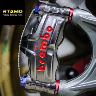 RTAMO Titanium Gr5 1.5P M10(#14) 20 25 30 35 40 45 50 55 60 65 70L ProBolt ปั๊ม Brembo 4 Pot M4.32 M50 M4 GP4 Race Spec