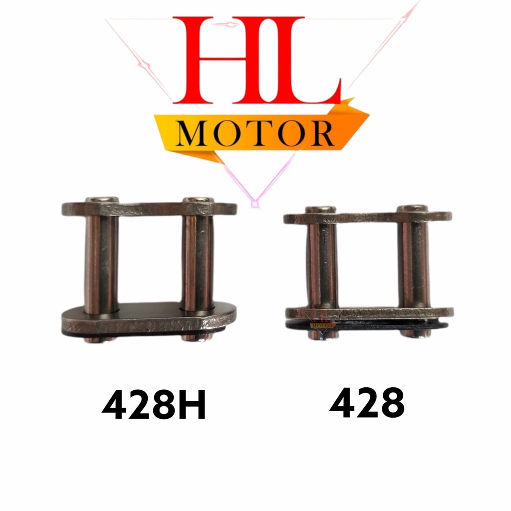 428 428H CHAIN JOINT CHAIN HEAD MOTORCYCLE CHAIN BUCKLE RING LINK MASTER LINK HEAVY DUTY