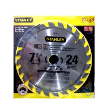 Stanley ใบเลื่อยวงเดือน ขนาด 7" 24ฟัน#1895