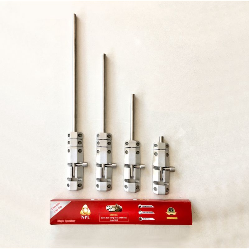 กลอนประตูสแตนเลส 304 ยาว 1T, 2T, 3T, 4T, 5T, 6T (สินค้าหล่อ)