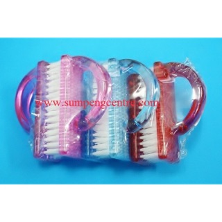 แปรงขัดเล็บเล็กใส (6 ชิ้น) Small Clear Nail Brush (6 pieces)