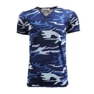 Pierre Cardin PY-309 1 ตัว เสื้อคอวีลายทหาร
