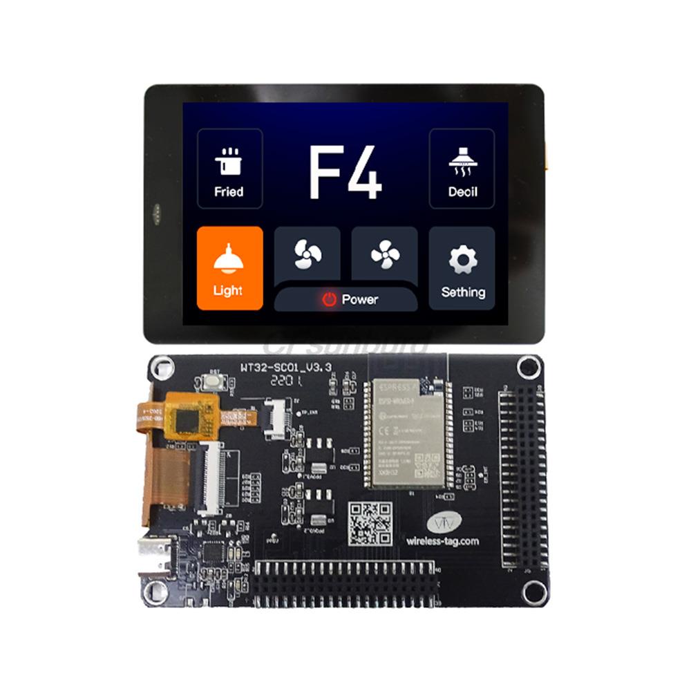 Esp32 Development Board Wt32 Sc01 With 35in 320x480 Capacitive Multi Touch Lcd Screen Built 1858