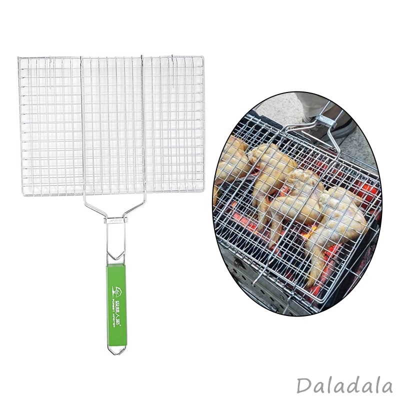 Stainless Steel Fish Grill Basket for Outdoor Camping BBQ Accessories ...