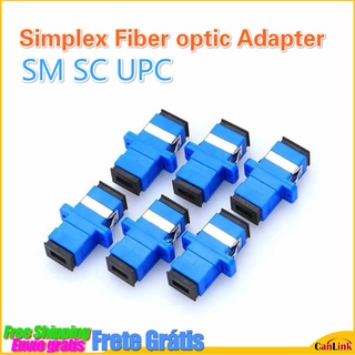 Intergrated style SM Simplex SC UPC Single-mode Fiber optic Adapter SC Optical fiber coupler SC UPC Fiber flange SC conn