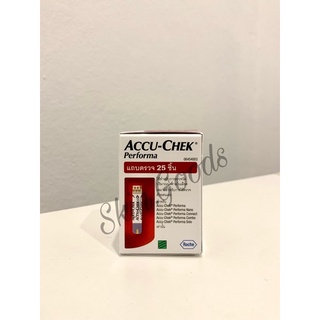 Accu-Chek รุ่น Performa แผ่นตรวจน้ำตาล(Test Strip) 25 แผ่น