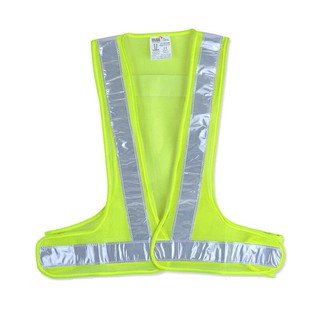 เสื้อกั๊กสะท้อนแสง LED HS726-4-GN Giant Kingkong #HS726-4-GN 58*52*1ซม.เขียว Personal Protective Equipment