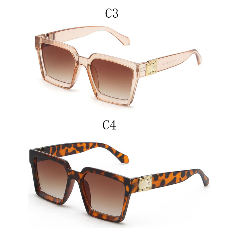 New แว่นตาแฟชั่น แว่นเก็บทรง (พร้อมส่ง) เก็บเงินปลายทาง Unisex กรอบแว่นขนาดใหญ่ป้องกันรังสียูวี cod