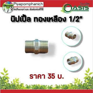 นิปเปิ้ล ทองเหลือง 1/2"