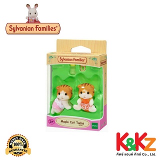 Sylvanian Families Maple Cat Twins / ซิลวาเนียน แฟมิลี่ ฝาแฝดเมเปิ้ลแคท