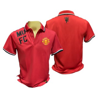 เช็คไซด์ก่อนสั่งซื้้อ !!!!!   เสื้อโปโล แมนยู MUFC-004 (RED) สีแดง