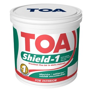 สีน้ำทาภายใน TOA SHIELD-1 NANO BASE A ด้าน 2.5 แกลลอน SKU: 149906