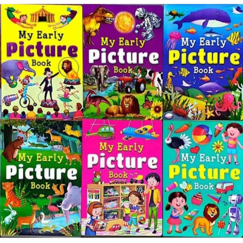 MY EARLY PICTURE BOOK HARD BOARD BOOK PICTURE BOOK สําหรับเด็กอายุ 1-7 ปี