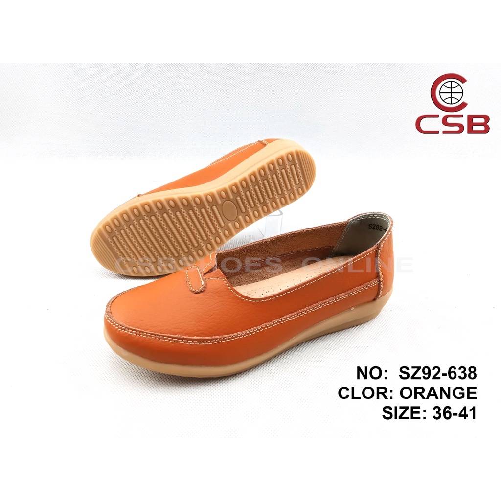 CSB รองเท้าหนังวัว SZ92-638 แฟชั่นผู้หญิง คัดชูทำงาน