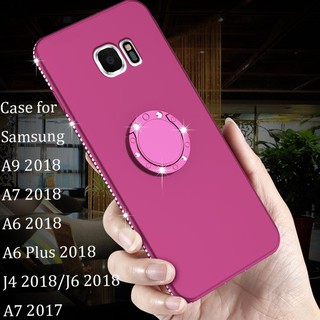 Samsung Galaxy J4Plus /A9 / A7 / A6 Plus / J4 / J6 / A7 2018 Diamond Silicone Soft Case