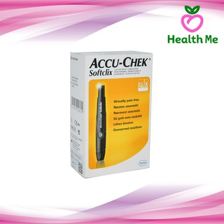 Accu-Chek SoftClix Pen+ Lancets 25 pieces แอคคิว-เช็ค ซอฟคลิก ปากกาเจาะเลือดปลายนิ้ว+เข็มเจาะเลือด 25 ชิ้น