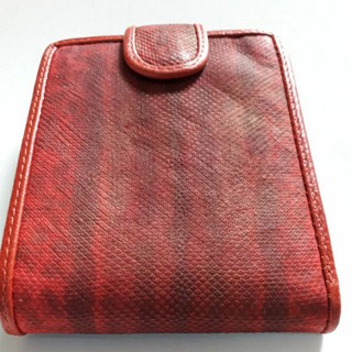 pyrhon silk wallet monitor snap purse กระเป๋าธนบัตรใบสั้น