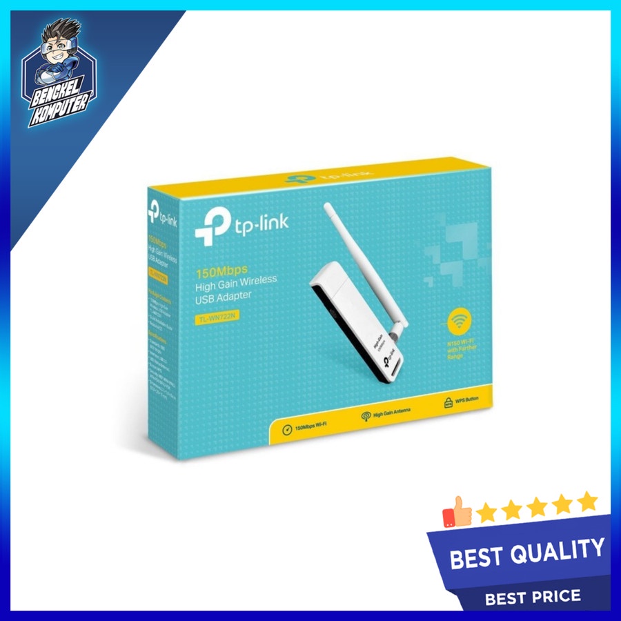 TPLINK TL-WN722N อะแดปเตอร์ USB WIFI