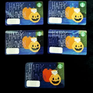 Starbucks Thailand 2018 -​ Halloween card.