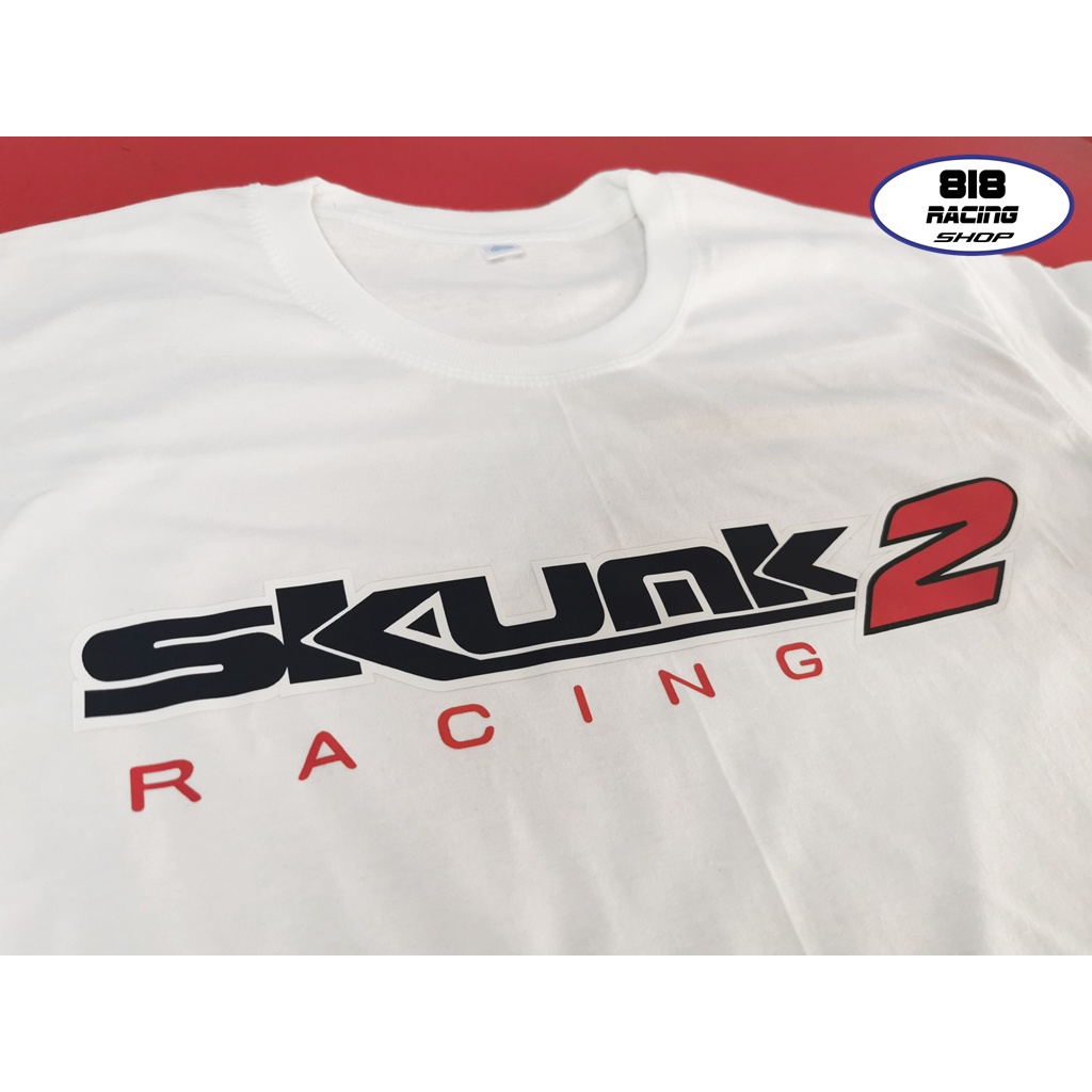 เสื้อยืด RACING เสื้อซิ่ง [COTTON 100%] [SKUNK 2]