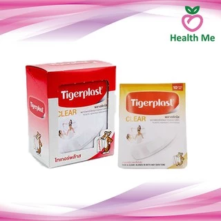 Tigerplast ไทเกอร์พล๊าส พลาสเตอร์ปิดแผลชนิดผ้ายืด Premium / สีใส / สีเนื้อ (1 กล่อง = 100 ชิ้น)