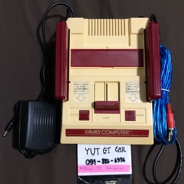 Nintendo Famicom Original Mod Av System เครื่องวีดีโอเกมแฟมิคอมเครื่องเล่นเกมส์Fcของแท้มือสองแปลงAvเล่นกับสมาร์ททีวีได้