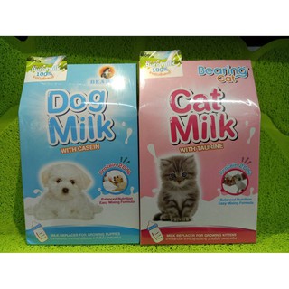 Bearing Cat Milk นมผงสำเร็จรูป โปรตีนสูง เสริมทอรีน บำรุงสายตา สำหรับลูกแมวและลูกสุนัข ขนาด 300 g