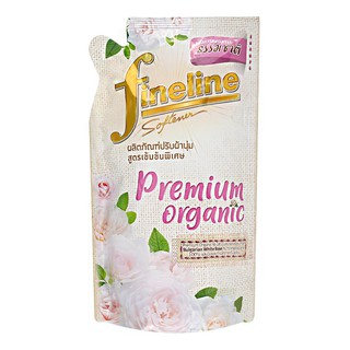 รีฟิลปรับผ้านุ่มออร์แกนิค ไฟน์ไลน์ 500 มล. กลิ่นบัลแกเรียน ไวท์ โรส FABRIC SOFTENER REFILL FINELINE PREMIUM ORGANIC 500M