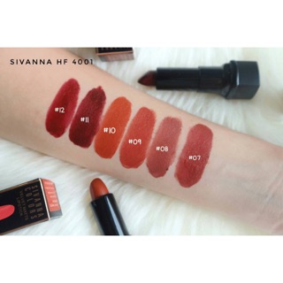 ลิปแมท SIVANNA COLORS hf4001 สี 07-12