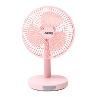 พัดลมพกพา พัดลมพกพา AIKO KN-2827 สีชมพู พัดลม เครื่องใช้ไฟฟ้า PORTABLE FAN AIKO KN-2827 PINK