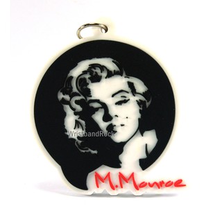 MARILYN MONROE พวงกุญแจ ยาง เท่ๆ   พังค์ แทรช ร็อค 2-3 วันรับของ MRE114