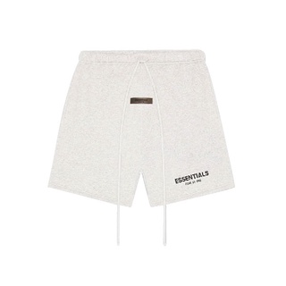 FEAR OF GOD ESSENTIALS Fleece Logo Sweat Shorts (LIGHT OATMEAL)