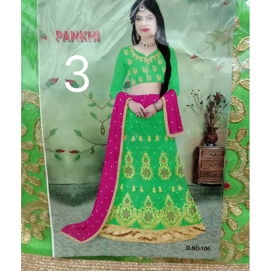Lehengga / Semi Stitching / คอลเลกชัน Bollywood / เย็บครึ่ง / indian lehengga / kajol lehengga / ตาข