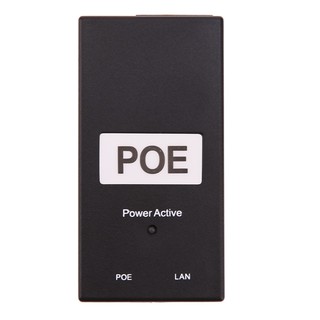 อะแดปเตอร์เชื่อมต่อ กล้องวงจรปิด 48V 0.5A 24W Desktop POE