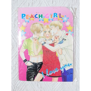 โปสการ์ดการ์ตูน Peach Girl Post Card Book - I Love you เล่มสีแดง (ของใหม่อยู่ในซีล)