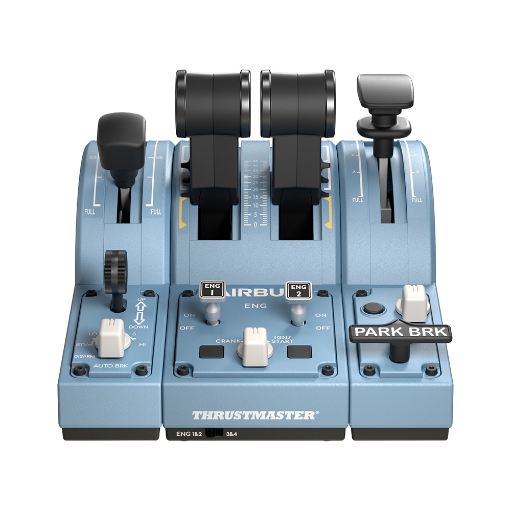 [พร้อมส่ง] ชุดเล่นเกม Thrustmaster TCA QUADRANT ADD ON AIRBUS Edition รองรับ PC (รับประกันศูนย์ไทย 1 ปี)