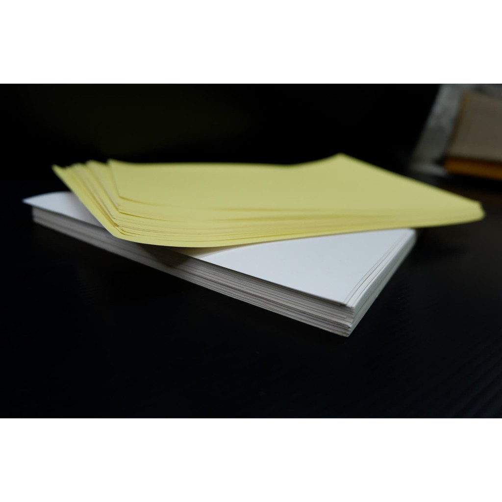 (80แผ่น/1ห่อ) แผ่นกระดาษสติกเกอร์A4 - รูปที่ 2