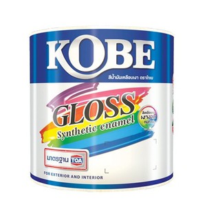 สีน้ำมันเคลือบเงา KOBE บรรจุ 0.875 ลิตร แบบกระป๋อง