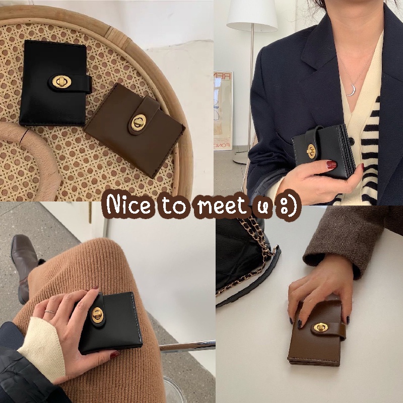 🎀พร้อมส่งจากไทย🎀กระเป๋าสตางค์ใบสั้นสำหรับผู้หญิง ใส่บัตรได้ กระเป๋าสตางค์ใบสั้นC315
