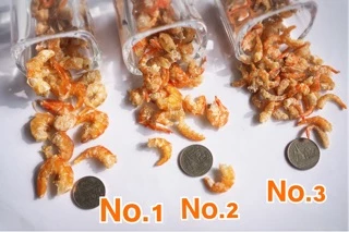 กุ้งแห้งไซส์เล็ก (กุ้งเนื้อจิ๋ว) No.3 ไม่ติดเปลือก คัดพิเศษ กุ้งแห้งราคาถูก 500กรัม
